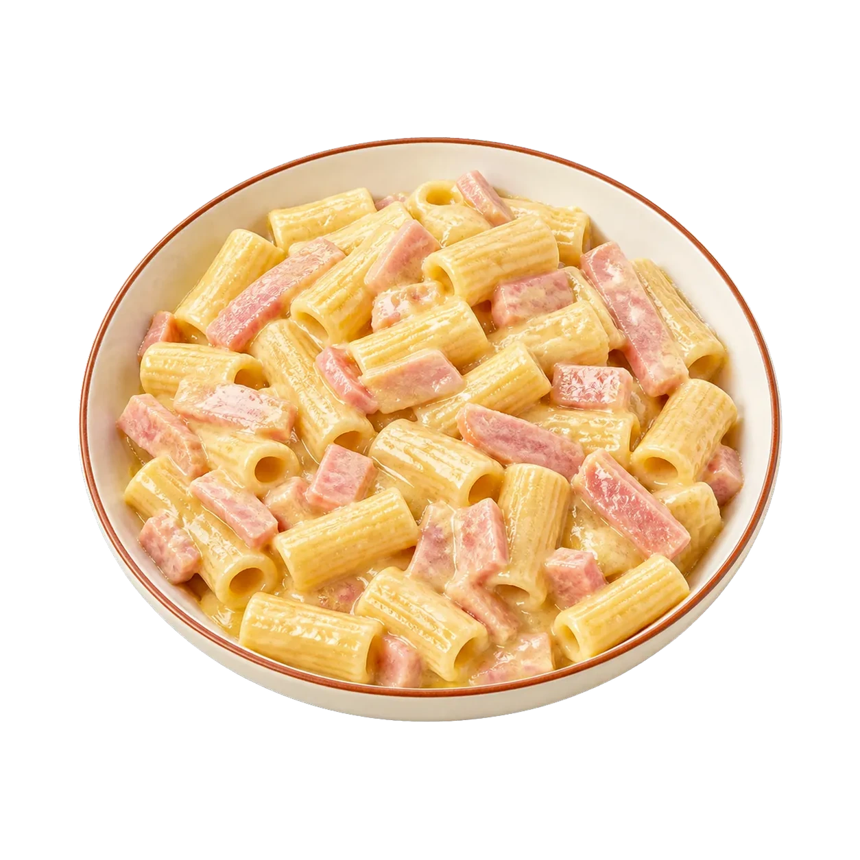 Pasta Alla Carbonara – Ei, Sahne & Schinken Pasta Alla Carbonara mit Ei, Sahne und Schinken